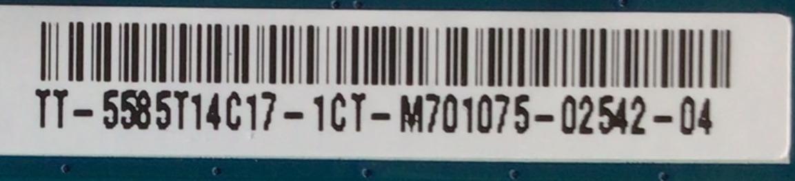 T-CON PARA TV SONY BRAVIA / NUMERO DE PARTE 5585T14C17 / 55.85T14.C17 / 85T14-C0G / 85T14 C0G CTRL / PANEL YDCS085MDU02 / DISPLAY T850QN03.L / MODELO XR-85X95K / XR85X95K - Imagen 3
